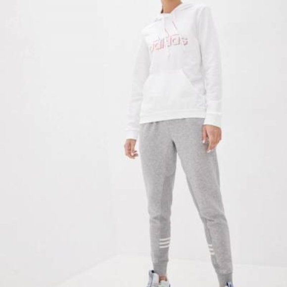 NWT $60 ADIDAS Women S AEROREADY DRY Active LOGO Sleeve Graphic Hoodie Jacket - Picture 10 of 16